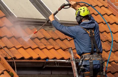 Démoussage et hydrofuge de toiture à Dozulé
